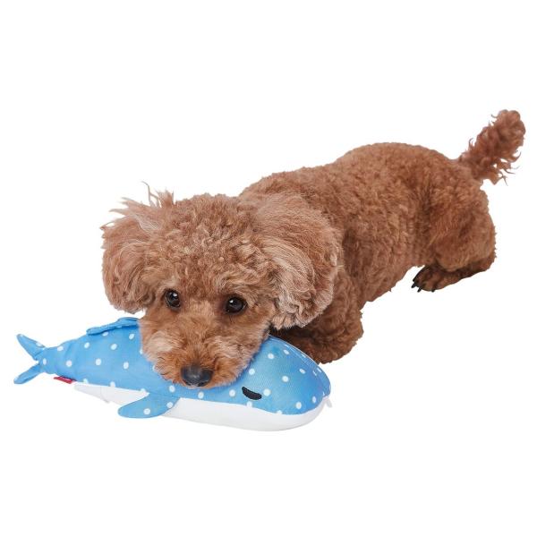 犬猫用おもちゃ ひんやりTOYあごまくらHNA ジンベエザメ