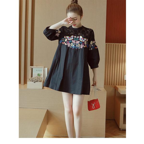 ワンピース Aラインワンピース ミニワンピース チュニックワンピース 刺繍ワンピース ミニ丈 春夏 Buyee Servis Zakupok Tretim Licom Buyee Pokupajte Iz Yaponii