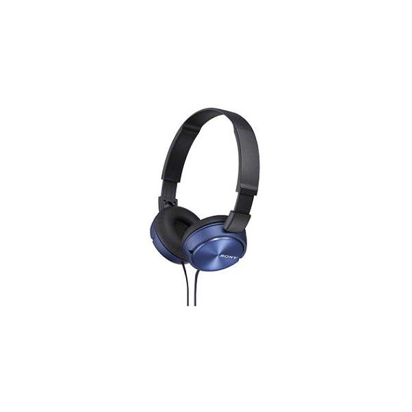 ソニー MDR-ZX310／L 密閉ダイナミック ステレオヘッドホン 1.2m ブルー