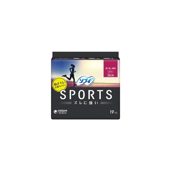 ユニ・チャーム株式会社 ソフィ SPORTS260 羽つき 19枚