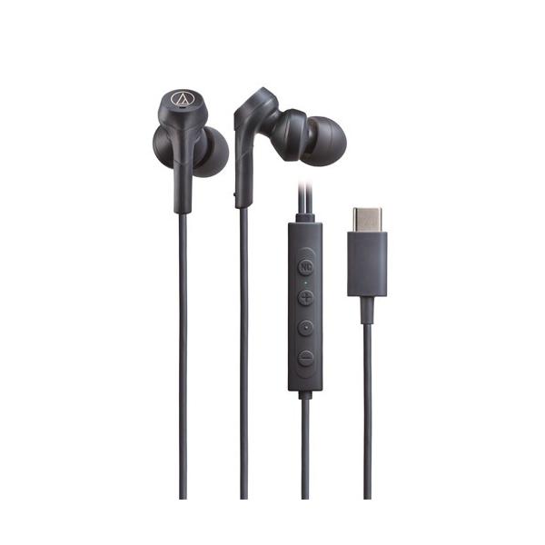 オーディオテクニカ ATH-CKS330NC BL イヤホン カナル型 USB Type-C接続 ノイズキャンセリング対応 ブルー