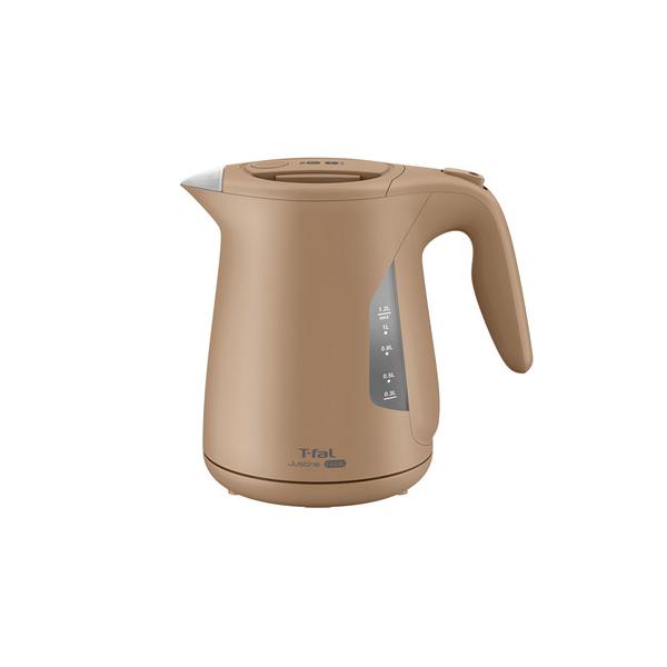 ティファール T-fal 電気ケトル ジャスティン ロック 1.2L カフェオーレ KO5902JP〈KO5902JP〉