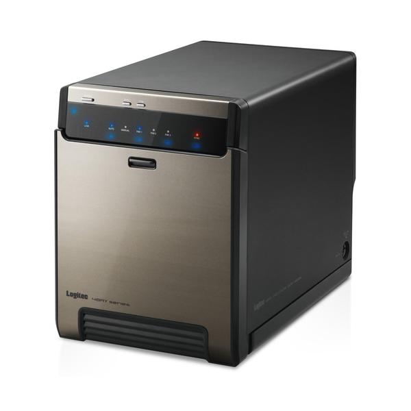 エレコム LGB-4BNHUC 4bay HDD/SSDケース USB3.1(Gen2)対応 2.5/3.5インチ対応 最大56TB(14TB×4) 自動冷却ファン PC連動機能 ブラック