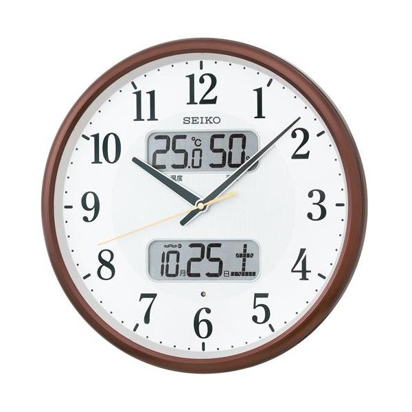 セイコークロック KX383B 電波掛時計 温度・湿度表示付 ステップセコンド セイコークロック KX383B 電波掛時計 温度・湿度表示付 ステップ