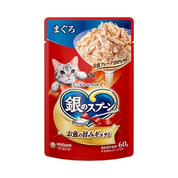 ユニ・チャーム 銀のスプーンパウチまぐろ 60g