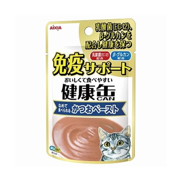 アイシア 健康缶パウチ 免疫サポート かつおペースト 40g