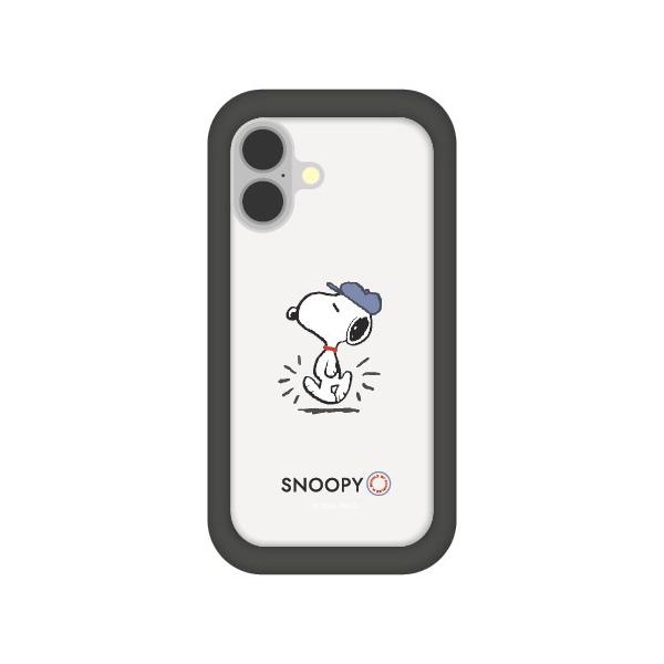 グルマンディーズ SNGG-87A ピーナッツ iPhone 16 2LENS model対応プランプフレームケース スヌーピー