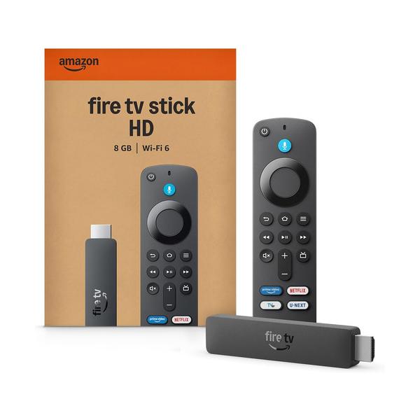Amazon B0DVJ64ZLT Amazon Fire TV Stick HD ストリーミングメディアプレイヤー フルHD画質 Wi-Fi 6対応 ブラック