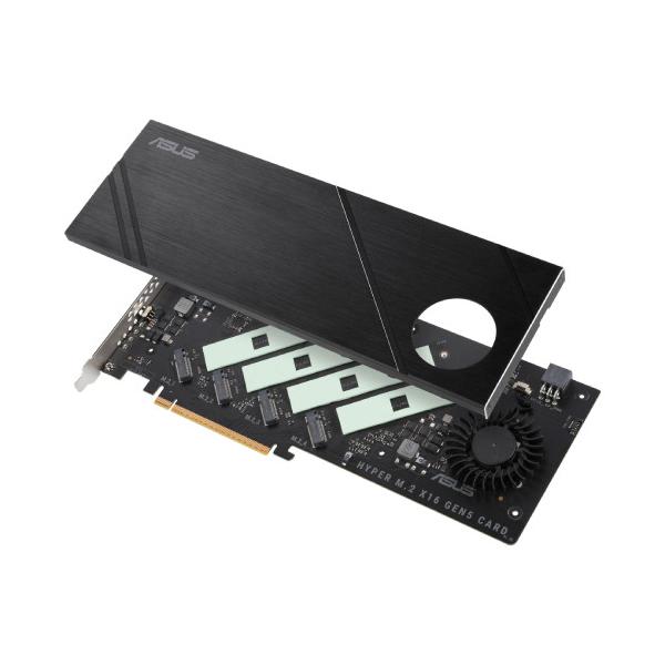 ASUS エイスース M.2 SSD x4 拡張ボード ▼規格：M.2 ▼バス：PCI-Express5.0 x16