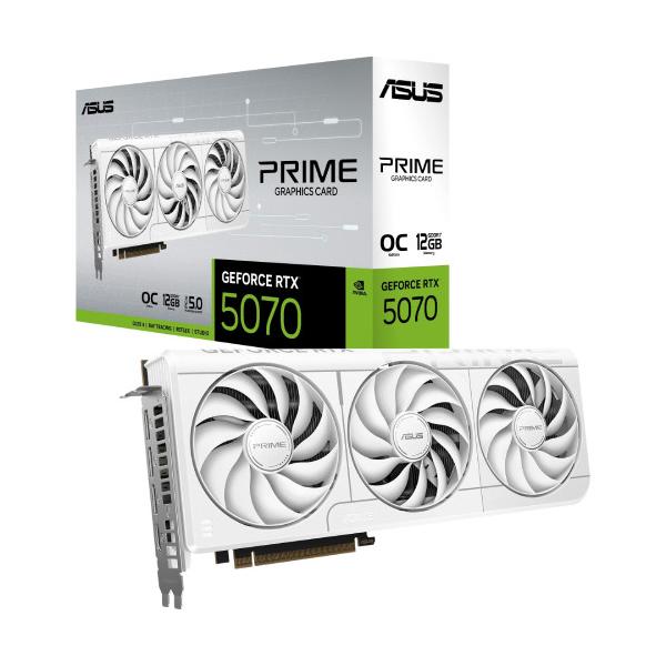 PRIME GeForce RTX 5070 White OC Edition 12GB GDDR7 PRIME-RTX5070