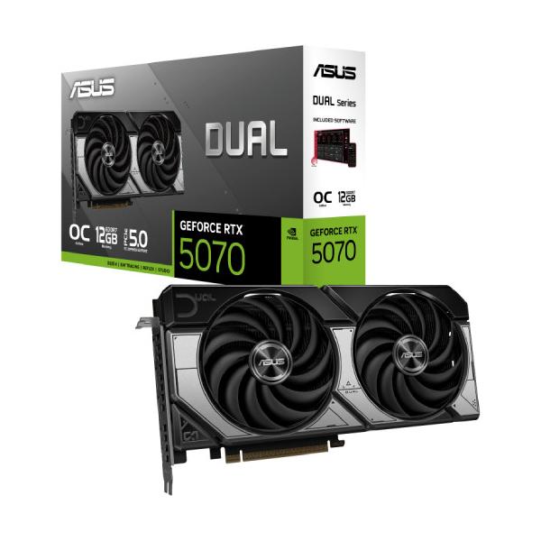Dual GeForce RTX 5070 12GB GDDR7 OC Edition DUAL-RTX5070