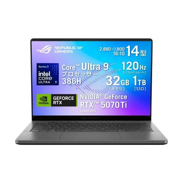 ゲーミングノート ROG Zephyrus G14 GU405AR-U9R5070TIG [14型 /Core