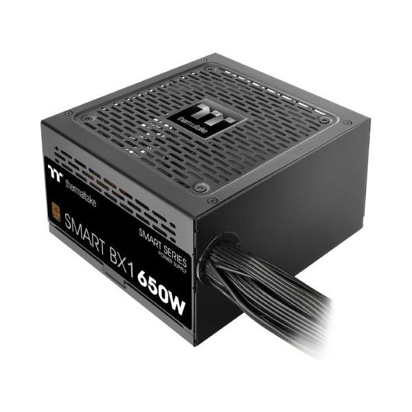 Thermaltake サーマルテイク 80PLUS BRONZE認証 フラットタイプケーブル 650W電源 ▼規格：ATX12V ▼定格出力：650W ▼80PLUS認証：BRONZE ▼奥行：140mm