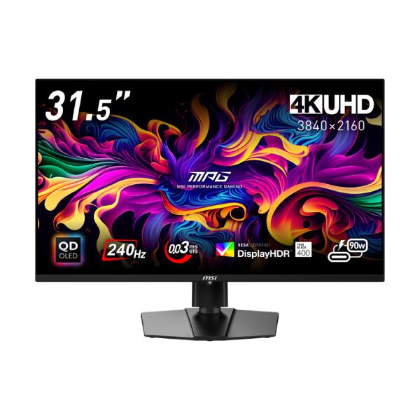 MPG 321URX QD-OLED 31.5インチ 4K ゲーミングモニター 240Hz MPG 321URX QD-OLED 31.5インチ 4K ゲーミングモニター 240Hz