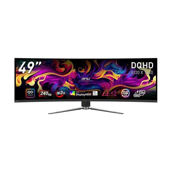 MPG 491CQPX QD-OLED 湾曲 ゲーミングモニター 極美品 MPG 491CQPX QD-OLED 49インチ DQHD 5120x1440 ゲーミング