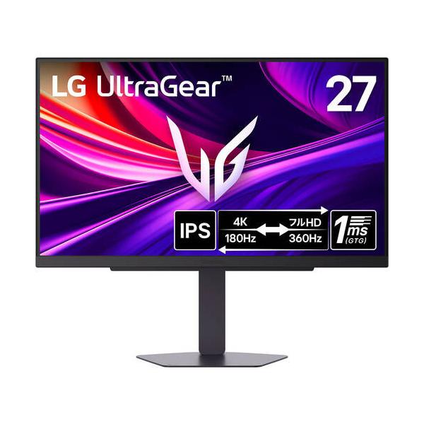 UltraGear 27G810A-B 27インチ 4K 180Hz/FHD 360Hz デュアルモード