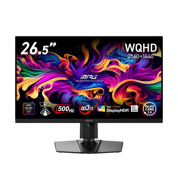 MPG 271QR QD-OLED X50 26.5インチ WQHD(2560x1440)ゲーミングモニター
