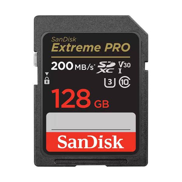 SanDisk サンディスク Extreme Pro SDXCカード Class10 UHS-I対応 海外パッケージ ▼規格：SDXC ▼容量：128GB ▼転送速度：Class 10 ▼パッケージ：海外向パッケージ