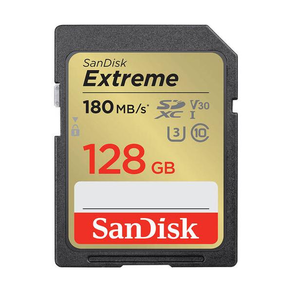 SanDisk サンディスク Extreme SDXCカード Class10 UHS-I対応 海外パッケージ ▼規格：SDXC ▼容量：128GB ▼転送速度：Class 10 ▼パッケージ：海外向パッケージ