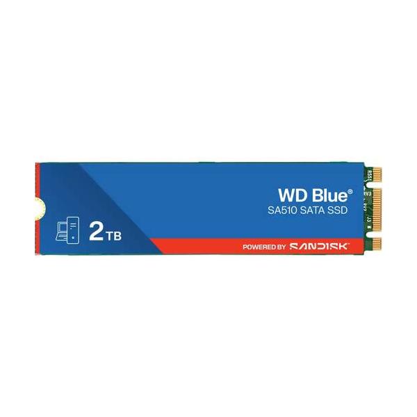 WDS200T3B0B ［M.2 SATA対応 内蔵SSD / 2TB WD Blue SA510 SATA SSD