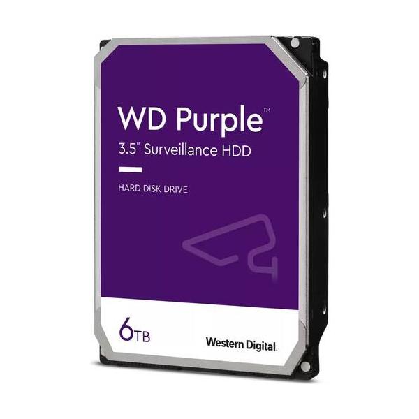 Western Digital ウエスタンデジタル 容量：6TB　監視システム向け　常時稼動用途向け　CMR方式　メーカー3年保証 ▼容量：6TB ▼記録方式：CMR
