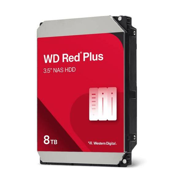 Western Digital ウエスタンデジタル 容量：8TB　最大8ベイまでのNAS環境向け　常時稼動用途向け　CMR方式　キャッシュサイズ：256MB　メーカー3年保証 ▼容量：8TB ▼回転数：5640rpm ▼記録方式：CMR