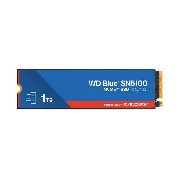 SanDisk サンディスク WD Blue SN5100シリーズ M.2 PCIe Gen4 NVMe接続 SSD ▼容量：1TB ▼インターフェース：PCIe Gen.4 x4 ▼フラッシュ規格：3D CBA NAND ▼規格：M.2 ...