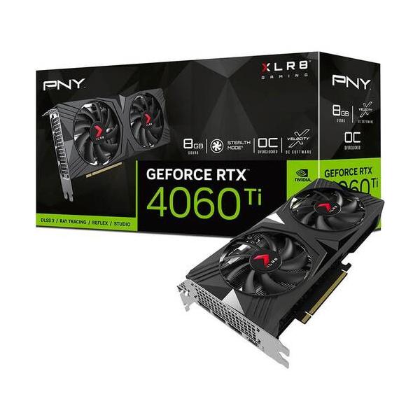 PNY GeForce RTX 4060 Ti 8GB XLR8 GAMING VERTO OC DUAL FAN