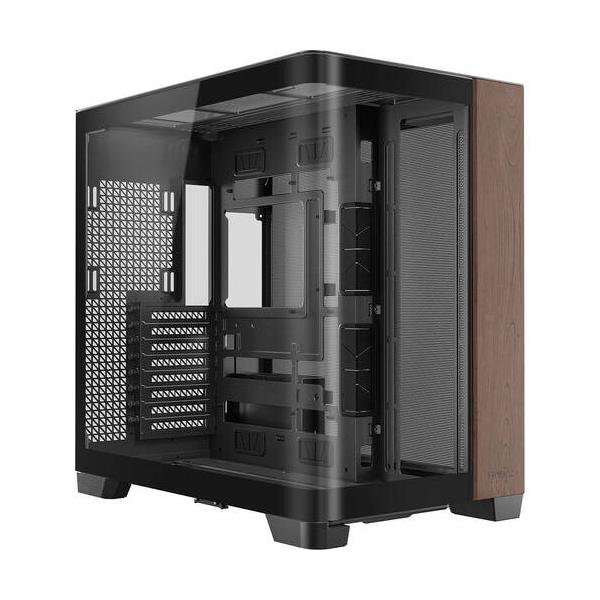 Antec アンテック ウォルナット材＋曲面ガラス採用 冷却型フルタワーPCケース ▼カラー：その他 ▼ピラーレス：対応 ▼サイドパネル：ガラス+メッシュ ▼背面コネクタ：対応 ▼対応マザー形式：E-ATX、ATX 、Micro ATX、M...