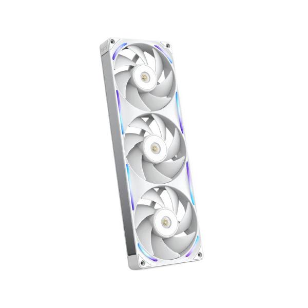 NZXT エヌズィーエックスティー LCP構造 3100rpm 30mm厚　360mmファン ▼サイズ：36cm ▼（最大）ファン回転数：3100rpm ▼LED：ARGB ▼フレームカラー：ホワイト ▼接続方式：4pin (PWMファン)...