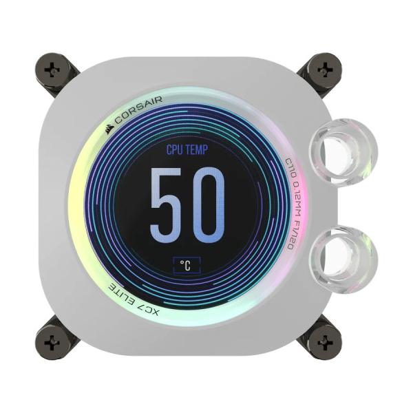 CORSAIR コルセア LGA 1700/AM5/AM4対応 カスタム水冷用CPUブロック ▼種類：CPU用ブロック ▼対応フィッティング：G1/4 ▼色：ホワイト