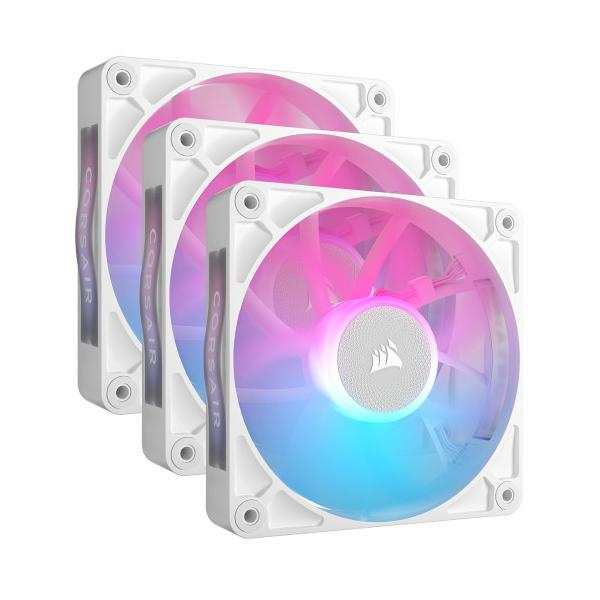 iCUE LINK RX120 RGB 120mm 白 x2 + コントローラ Amazon.com: CORSAIR iCUE Link RX120 RGB 120mm PWM Fans with