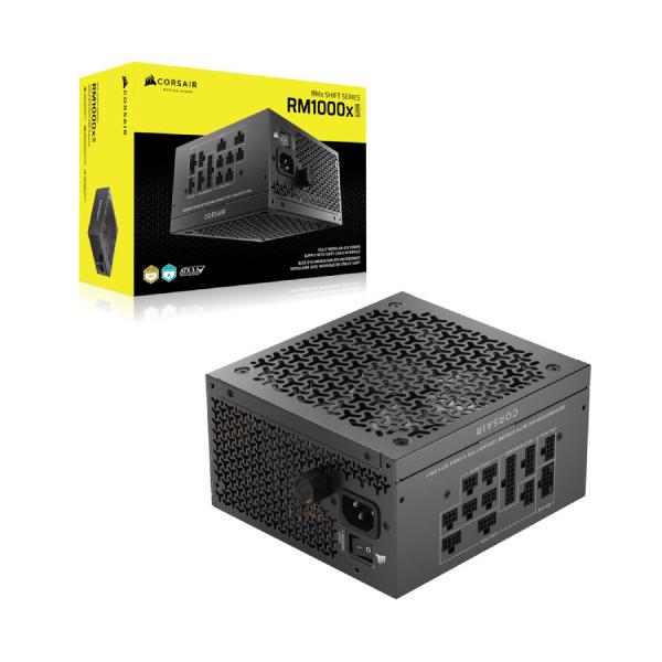 CORSAIR コルセア 側面に配置されたモジュラーコネクタ 調整可能なファン速度 日本製コンデンサ採用 1000W電源 ▼規格：ATX12V Ver 3 ▼定格出力：1000W ▼Cybenetics 効率認証：GOLD ▼Cybenet...