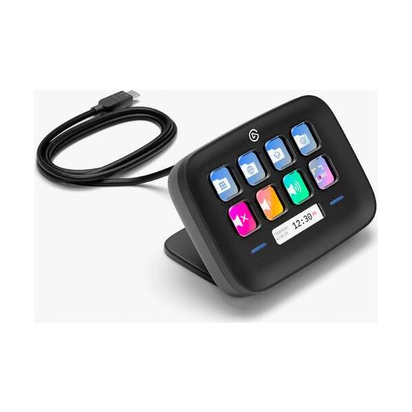 Elgato エルガト ショートカットキーボード ▼接続：USB ▼幅：107mm ▼奥行：78mm ▼高さ：26mm