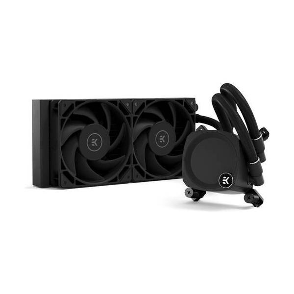 EKWB (EK Water Blocks) 240mmサイズ　簡易水冷クーラー ▼対応ソケット intel：20XX/1700/1200/115x ▼対応ソケット AMD：AM5/AM4 ▼ファンサイズ：120mm×2 （240mm） ▼...