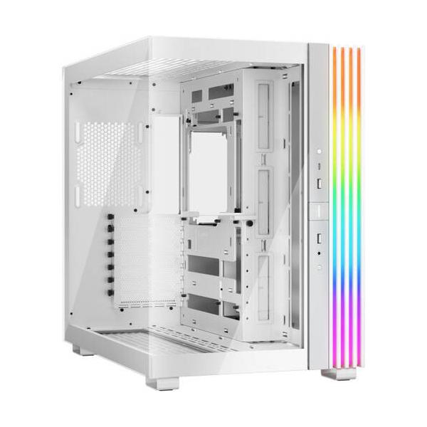 be quiet! ビークアイエット ピラーレスケース ミドルタワーPCケース　fan無しモデル ▼カラー：ホワイト ▼ピラーレス：対応 ▼サイドパネル：ガラス ▼対応マザー形式：ATX 、Micro ATX 、Mini-ITX ▼重量：1...