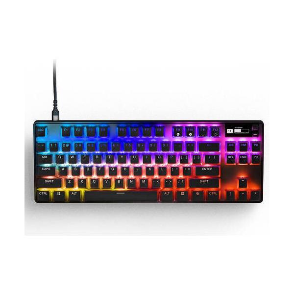 SteelSeries ゲーミングキーボード テンキーレス 有線 64856 Apex Pro TKL US (2023) [64856J] 有線 英語配列テンキーレス