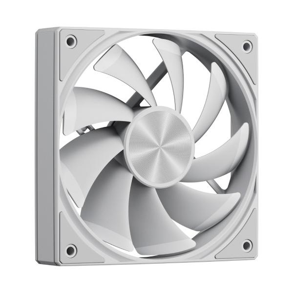 upHere　アップヒア 共振やノイズを抑制するラバーパッド　120mm角ファン ▼サイズ：12cm ▼（最大）ファン回転数：1650rpm ▼LED：LED非搭載 ▼フレームカラー：ホワイト ▼接続方式：4pin (PWMファン)