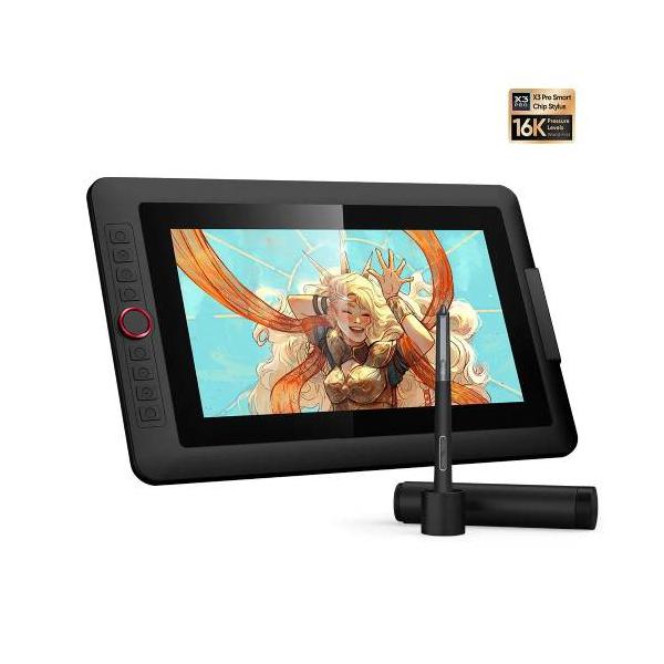 XPPen エックスピーペン 調整可能な輝度ボタン　世界初の16K筆圧レベル 13.3型液晶ペンタブレット ▼接続：USB ▼筆圧感知機能：あり ▼筆圧レベル：16384 ▼入力エリアサイズ（縦）：166mm ▼入力エリアサイズ（横）：29...