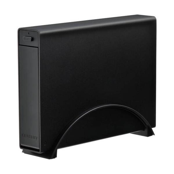 CENTURY センチュリー USB10Gbps ＆ eSATA接続対応 3.5インチHDD外付けケース ▼ドライブベイ数：1 ▼幅：38mm ▼奥行：201mm ▼高さ：144mm