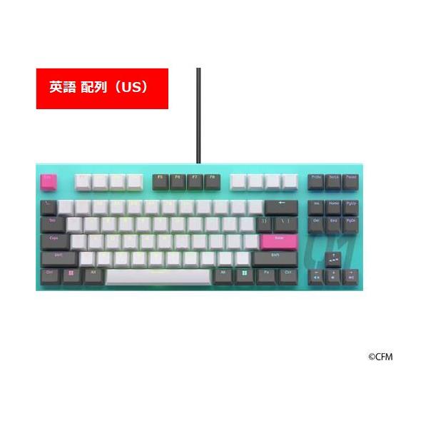 REALFORCE GX1 KEYBOARD・初音ミクコラボモデル [X1UDM1] 英語