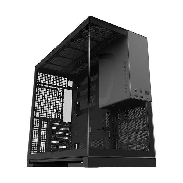 Geometric Future ▼カラー：ブラック系 ▼ピラーレス：対応 ▼サイドパネル：ガラス ▼対応マザー形式：E-ATX、ATX 、Micro ATX、Mini-ITX ▼重量：8.75kg ▼内部3.5インチベイ：2 ▼内部2.5...