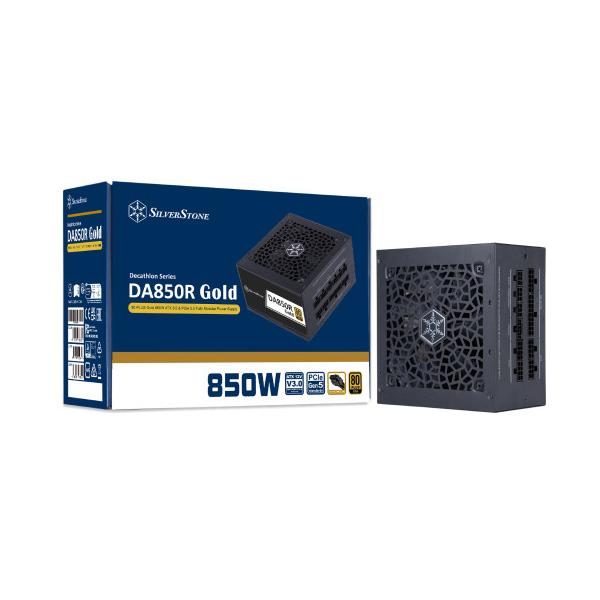 SilverStone シルバーストーン 80PLUS GOLD認証　Gen5 12V-2x6 PCIeコネクタ装備 850W電源 ▼規格：ATX12V Ver 3 ▼定格出力：850W ▼80PLUS認証：GOLD ▼奥行：140mm
