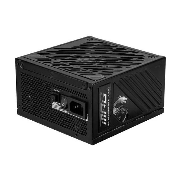 MSI エムエスアイ 80PLUS、Cybenetics GOLD認証 デュアルネイティブ12V-2x6コネクタ装備　850W電源 ▼規格：ATX12V Ver 3 ▼定格出力：850W ▼Cybenetics 効率認証：GOLD ▼Cyb...