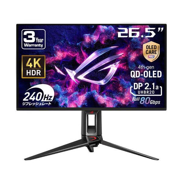 ROG Swift OLED PG27UCDM 26.5インチ 4K 有機EL ゲーミング ROG Swift OLED PG27UCDM 26.5インチ 4K 有機EL ゲーミング