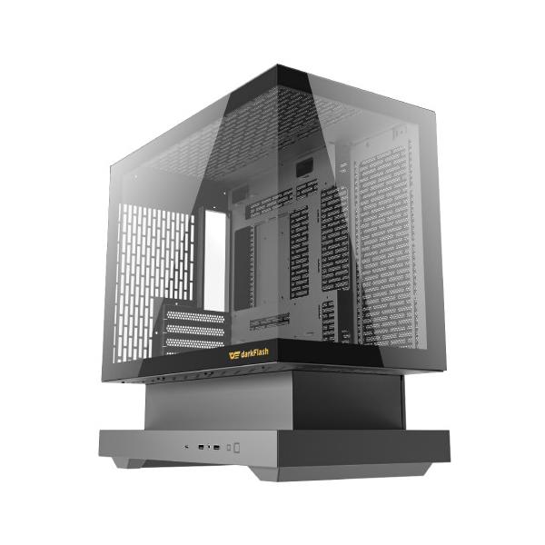 darkFlash BTF規格マザーボード対応 ピラーレス MicroATX対応PCケース ▼カラー：ブラック系 ▼ピラーレス：対応 ▼サイドパネル：ガラス ▼背面コネクタ：対応 ▼対応マザー形式：Micro ATX 、Mini-ITX ▼...