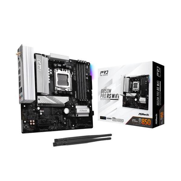 ASRock アスロック Socket AM5対応 AMD B850搭載 MicroATXマザーボード ▼対応CPUソケット：Socket AM5 ▼チップセット：AMD B850 ▼フォームファクター：MicroATX ▼PCI Expr...