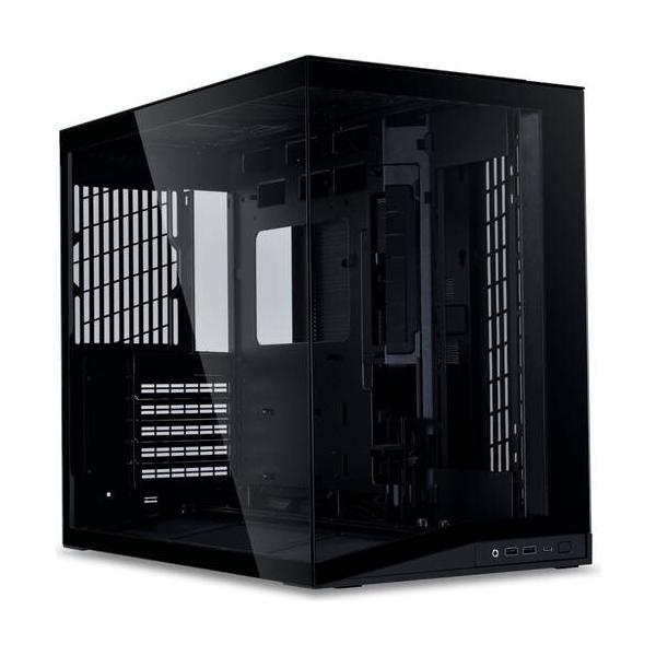 Lian Li リアンリー デュアルチャンバー構造採用　PCケース ▼カラー：ブラック系 ▼ピラーレス：対応 ▼サイドパネル：ガラス ▼対応マザー形式：ATX 、Micro ATX 、Mini-ITX ▼重量：10.1kg ▼USB3.0コ...