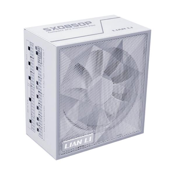 Lian Li リアンリー 80PLUS Platinum認証 100%日本製105℃コンデンサ 850W電源 ▼規格：ATX12V Ver 3 ▼定格出力：850W ▼80PLUS認証：PLATINUM ▼奥行：140mm