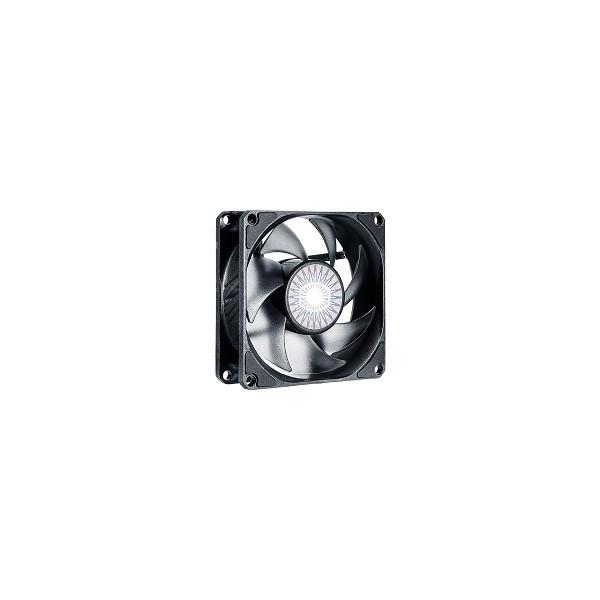 CoolerMaster クーラーマスター 80mm角　鎌状ブレードケースファン 2500rpm ▼サイズ：8cm ▼（最大）ファン回転数：2500rpm ▼LED：LED非搭載 ▼フレームカラー：ブラック系